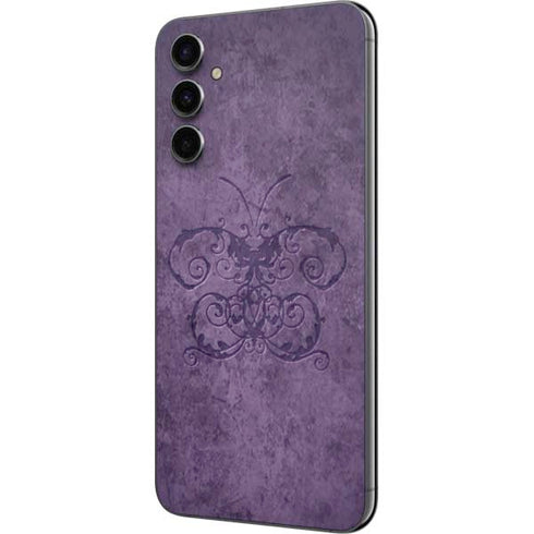 Brigid Ashwood Purple Damask Butterfly Galaxy A14 5G Skin
